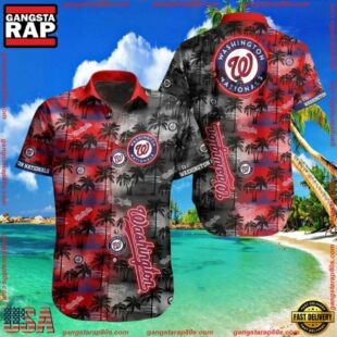 MLB Washington Nationals Aloha Hawaiian ShirtGroup