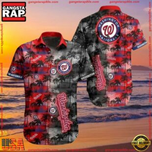 MLB Washington Nationals Aloha Hawaiian ShirtGroup