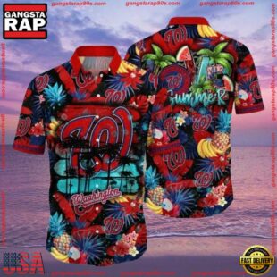 MLB Washington Nationals Love Summer Summer Hawaiian Shirt