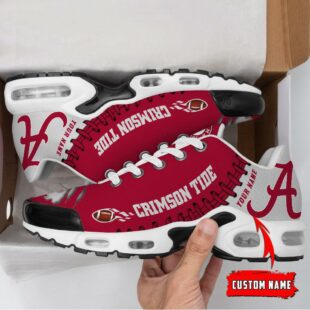 NCAA Alabama Crimson Tide Football Custom Air Max Plus Shoes