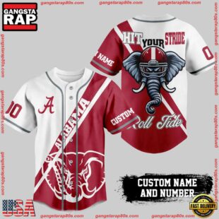 NCAA Alabama Crimson Tide Hit Your Stride Baseball Jersey