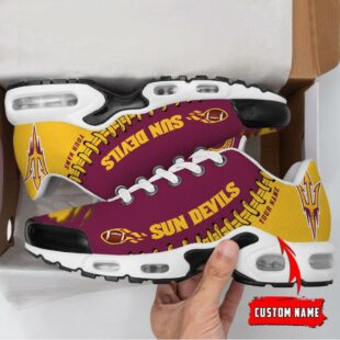 NCAA Arizona State Sun Devils Football Custom Air Max Plus Shoes