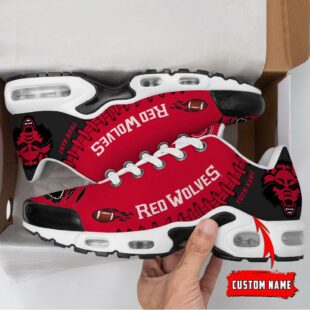 NCAA Arkansas State Red Wolves Football Custom Air Max Plus Shoes