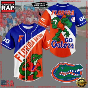 NCAA Florida Gators Go Gators Baseball Jersey