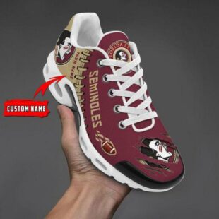 NCAA Florida State Seminoles Football Custom Air Max Plus Shoes