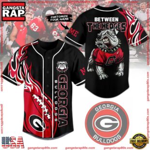 NCAA Georgia Bulldogs Between the Hedges Baseball Jersey