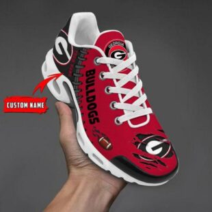 NCAA Georgia Bulldogs Football Custom Air Max Plus Shoes