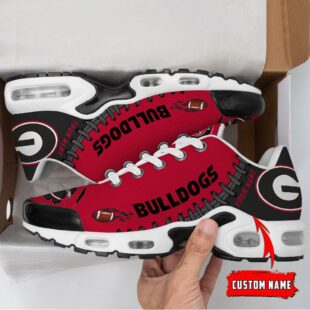 NCAA Georgia Bulldogs Football Custom Air Max Plus Shoes