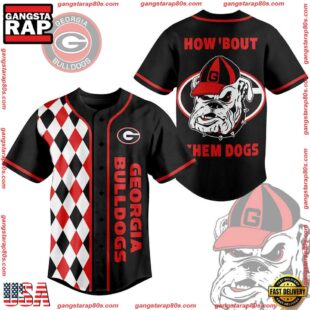 NCAA Georgia Bulldogs How'bout Them Dogs Baseball Jersey