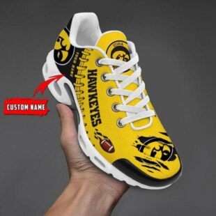 NCAA Iowa Hawkeyes Football Custom Air Max Plus Shoes