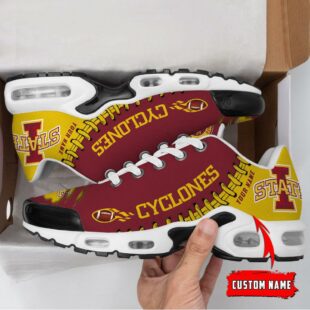 NCAA Iowa State Cyclones Football Custom Air Max Plus Shoes