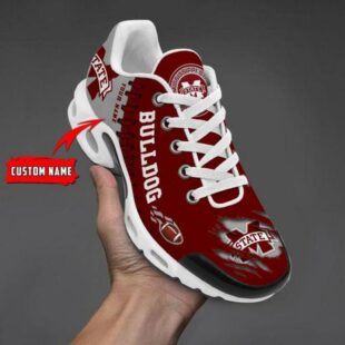 NCAA Mississippi State Bulldogs Football Custom Air Max Plus Shoes