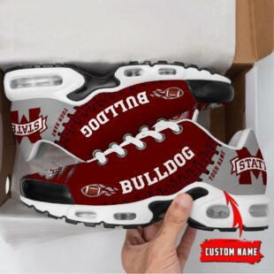 NCAA Mississippi State Bulldogs Football Custom Air Max Plus Shoes