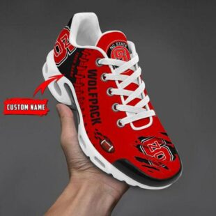 NCAA NC State Wolfpack Football Custom Air Max Plus Shoes