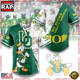 NCAA Oregon Ducks Mighty Oregeon Baseball Jersey