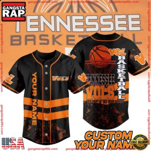 NCAA Tennessee Volunteers Basketball Talkin'it To The Hoop Baseball Jersey