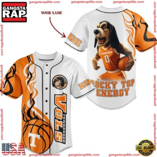 NCAA Tennessee Volunteers Rocky Top Energy Baseball Jersey