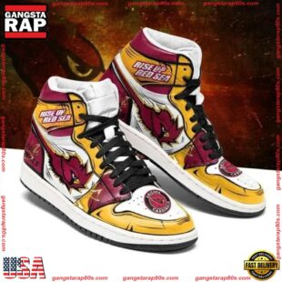 NFL Arizona Cardinals Football Logo Team Air Jordan 1 Hightop Shoes Sneakers