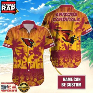 NFL Arizona Cardinals Vintage Style Custom Aloha Shirts