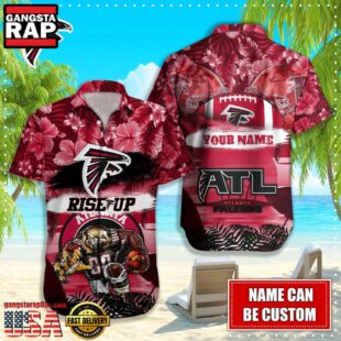 NFL Atlanta Falcons Mascot Football Hawaiian Shirt