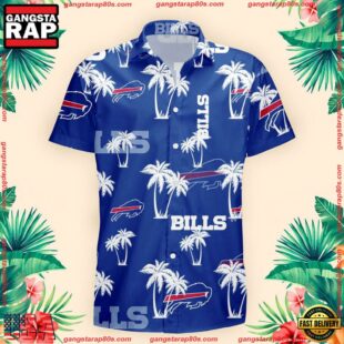 NFL Buffalo Bills Palm Tree Pattern Hawaii Shirt Gift For Fans