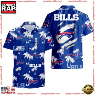 NFL Buffalo Bills Palm Tree Pattern Hawaii Shirt Gift For Fans