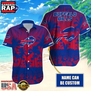 NFL Buffalo Bills Vintage Style Custom Aloha Shirts