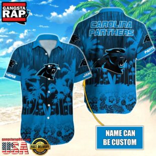 NFL Carolina Panthers Vintage Style Custom Aloha Shirts