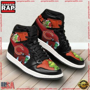 NFL Chicago Bears Football Logo Team Air Jordan 1 Hightop Shoes Sneakers