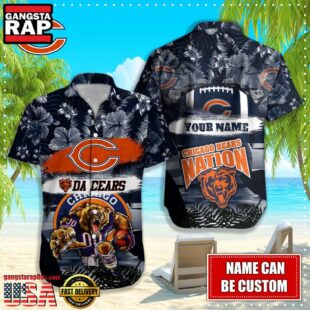 NFL Chicago Bears Mascot Football Hawaiian Shirt