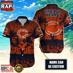 NFL Chicago Bears Vintage Style Custom Aloha Shirts