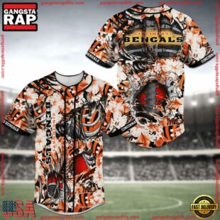 NFL Cincinnati Bengals Baseball Jersey Shirts