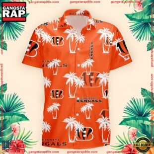 NFL Cincinnati Bengals Palm Tree Pattern Hawaii Shirt Gift For Fans