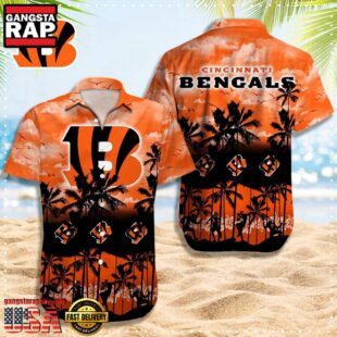 NFL Cincinnati Bengals Retro Aloha Shirts