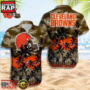 NFL Cleveland Browns Retro Aloha Shirts