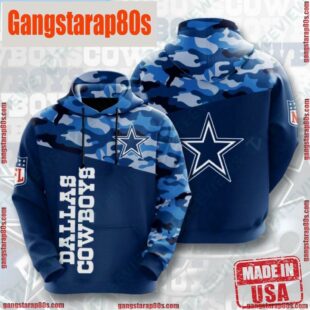 NFL Dallas Cowboys All Over Print Unisex Hoodie Procreate