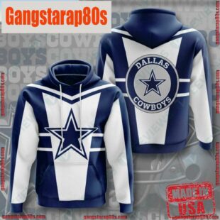 NFL Dallas Cowboys All Over Print Zip Up Unisex Hoodie