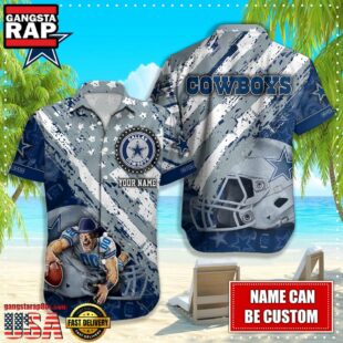 NFL Dallas Cowboys American Flag custom Hawaiian Shirts