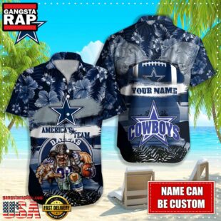 NFL Dallas Cowboys Mascot Football Hawaiian Shirt