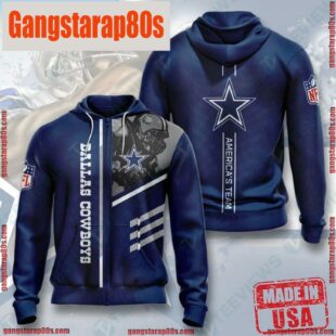 NFL Dallas Cowboys Mens All Over Print Hoodies