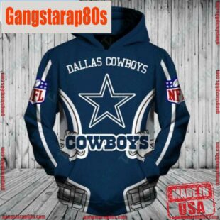 NFL Dallas Cowboys Mens All Over Print Unisex Hoodies