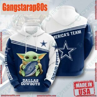 NFL Dallas Cowboys Mens Sports All Over Print Unisex Hoodies