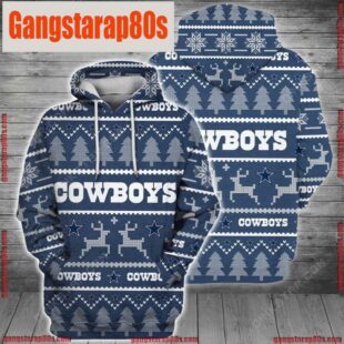 NFL Dallas Cowboys Ugly All Over Print Unisex Hoodie