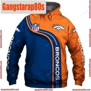 NFL Denver Broncos Pullover And Zippered Custom Name Unisex Hoodies