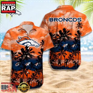 NFL Denver Broncos Retro Aloha Shirts