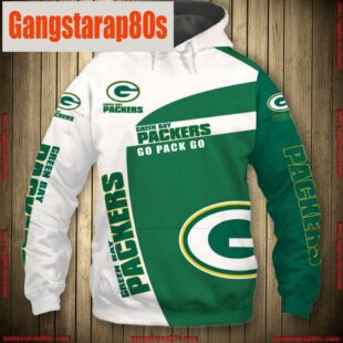 NFL Green Bay Packers Go Pack Go All Over Print All Over Print Unisex Hoodie Shirt