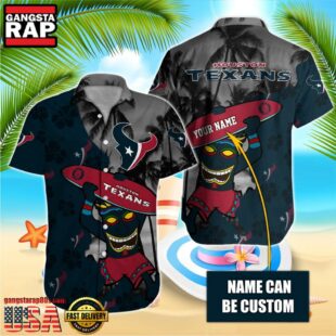 NFL Houston Texans Retro Custom Hawaiian Shirts