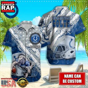 NFL Indianapolis Colts American Flag custom Hawaiian Shirts