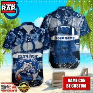 NFL Indianapolis Colts Mascot Football Hawaiian Shirt