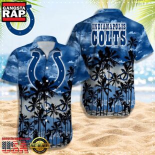 NFL Indianapolis Colts Retro Aloha Shirts